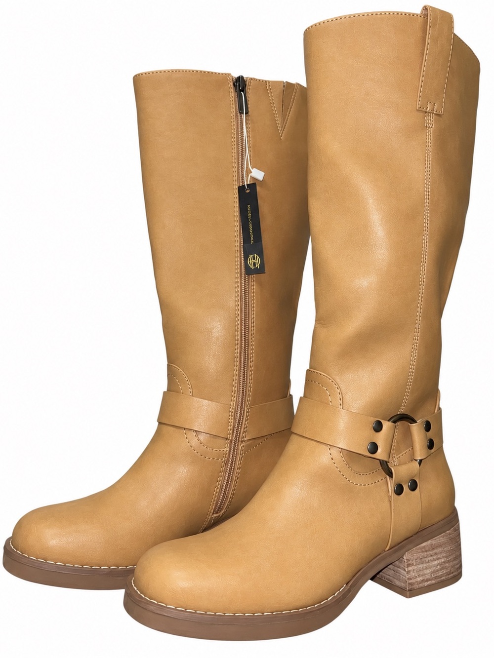 NEW House of Harlow 1960 Women’s Starr Honey Brown Riding Boot - Size 9